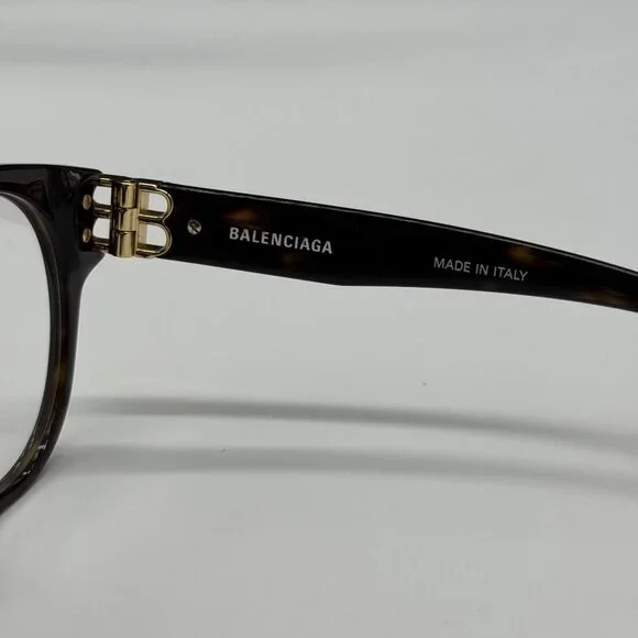 NEW BALENCIAGA BB0173O 002 ROUND HAVANA WOMEN EYEGLASSES  display picture 1